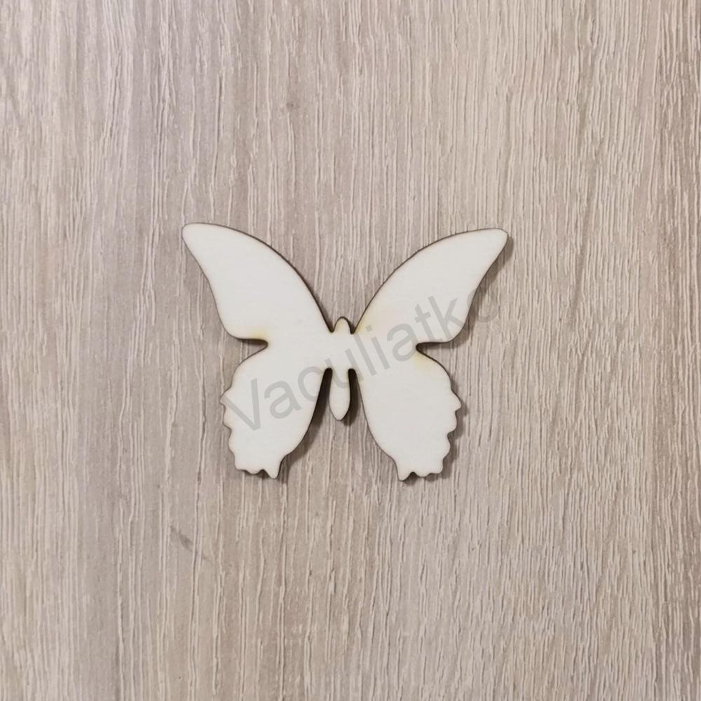 Drevený výrez - motýľ 5x4cm