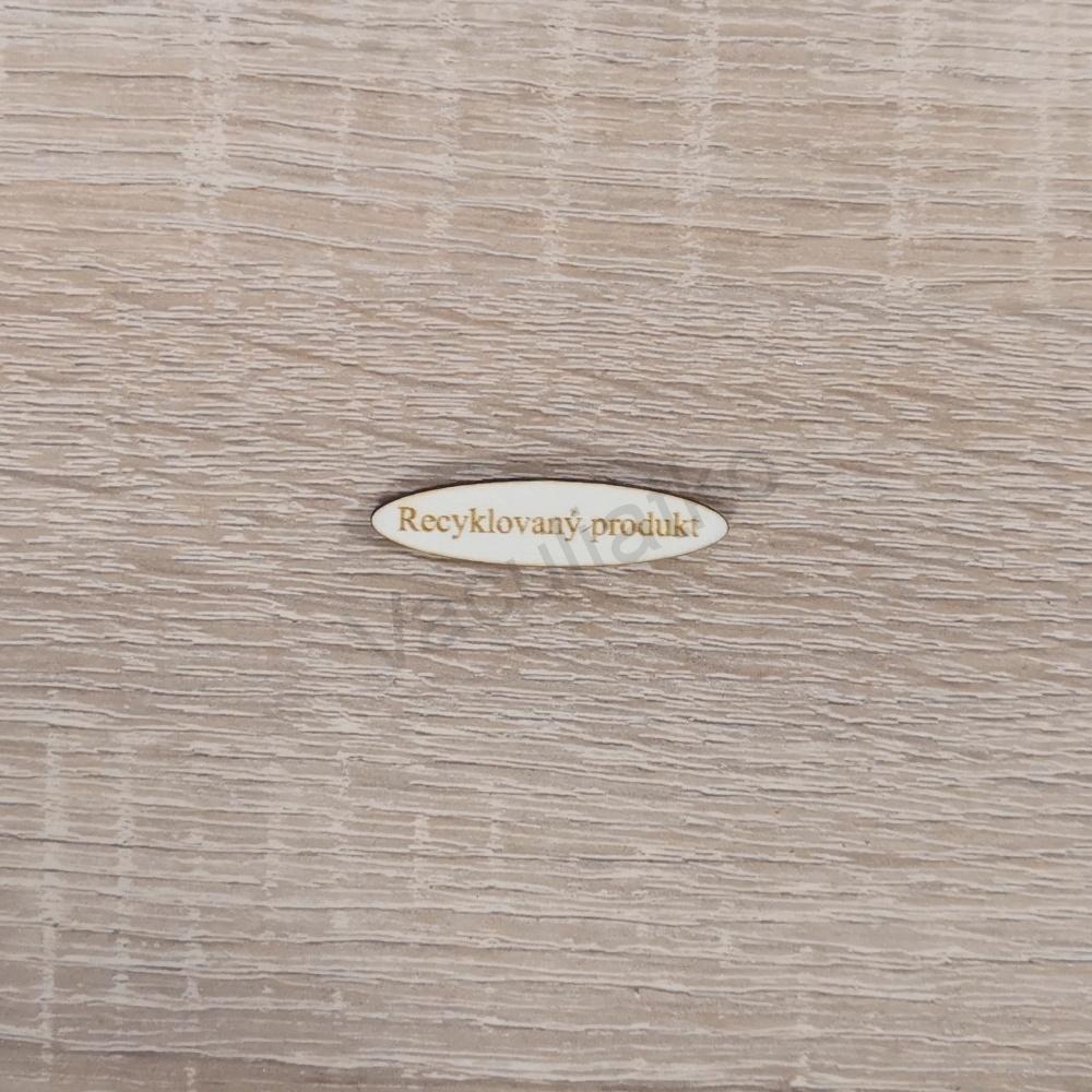 Tabuľka - recyklovaný produkt 4x1cm (gr)
