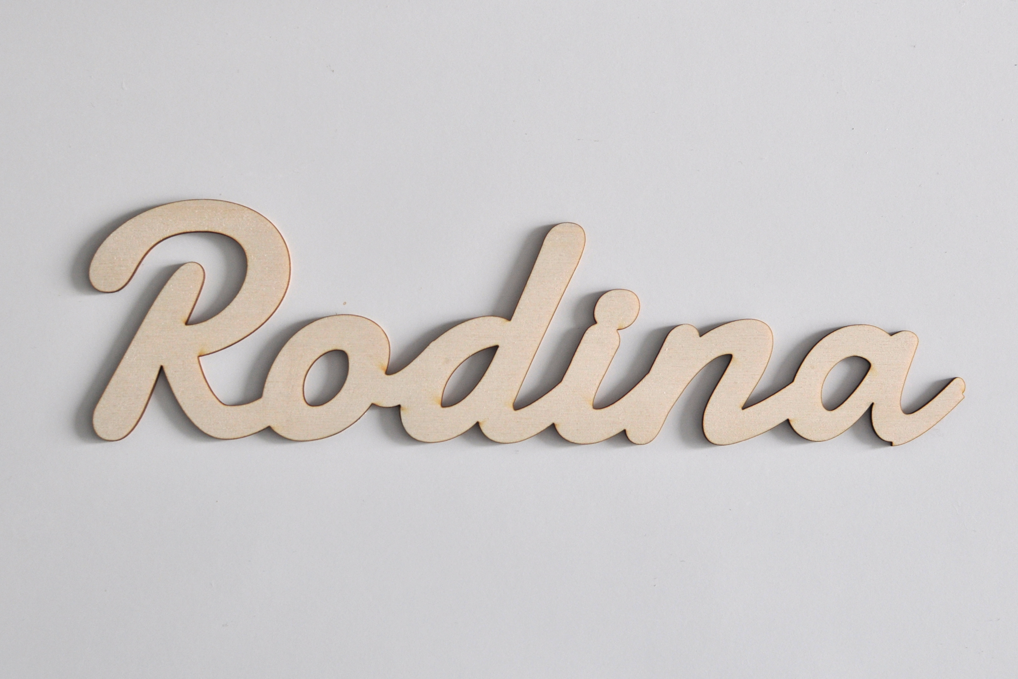 Nápis - Rodina 29x7,5cm