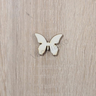 Drevený výrez - motýľ 2,5x2cm