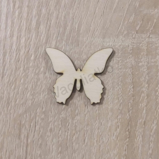 Drevený výrez - motýľ 3,5x3cm