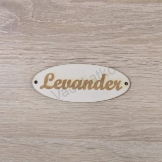 Tabuľka - Levander 10x4cm