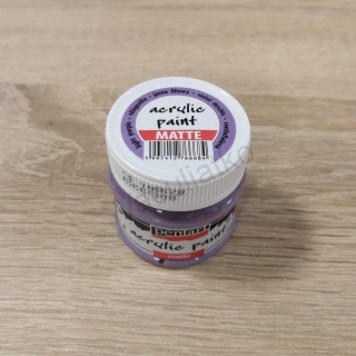 Matná akrylová farba Pentart - 50ml - svetlá fialová