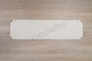 Drevená tabuľka - polotovar 55x15cm (rodinný kalendár) m1
