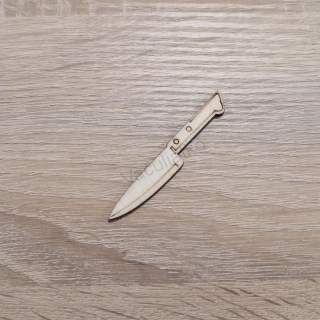 Drevený výrez príbor - nožík 7cm 