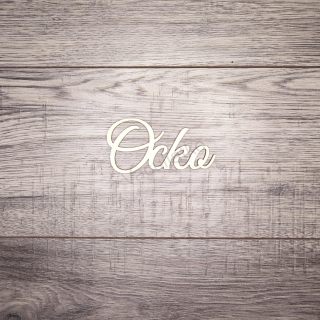 Nápis - Ocko 10x5cm