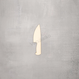 Drevený výrez - nožík 2,5x10cm