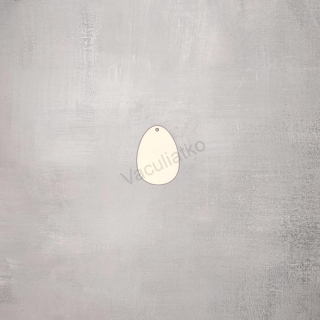 Drevený polotovar - veľkonočné vajíčko 3,5x5cm