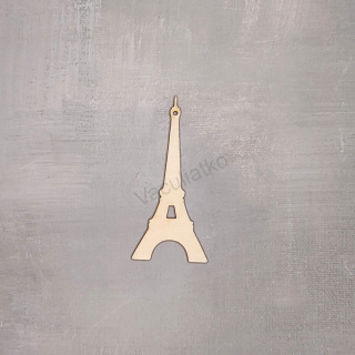Drevený výsek - Eiffelovka 8x3,7cm